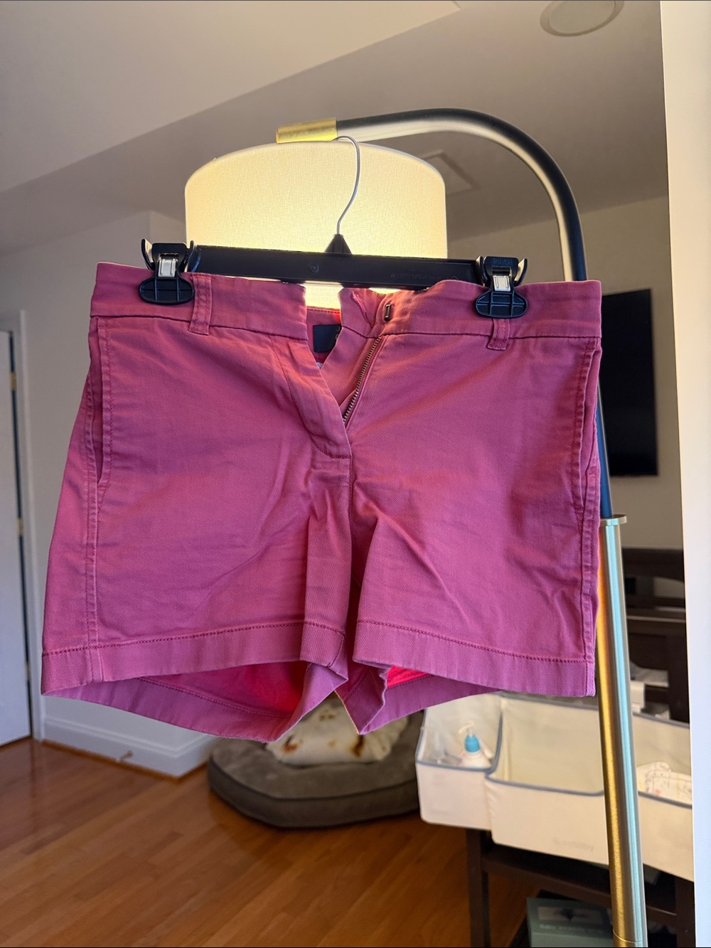 J. Crew Pink High-Rise Cotton Shorts